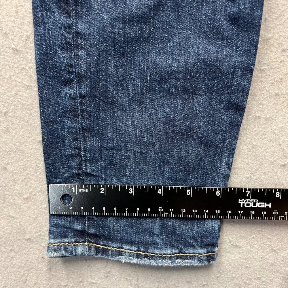 Silver Jeans Co Boyfriend Distressed Blue Super Stretch Denim Jeans W29 L25 1411